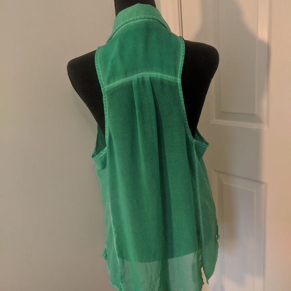 Free People We the Free sheer tank top size L - Picture 2 of 8